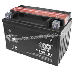OUTDO Battery - OUTDO Bateria - Dry Charged Motorcycle Battery - MF Motorcycle Battery YTX9-BS